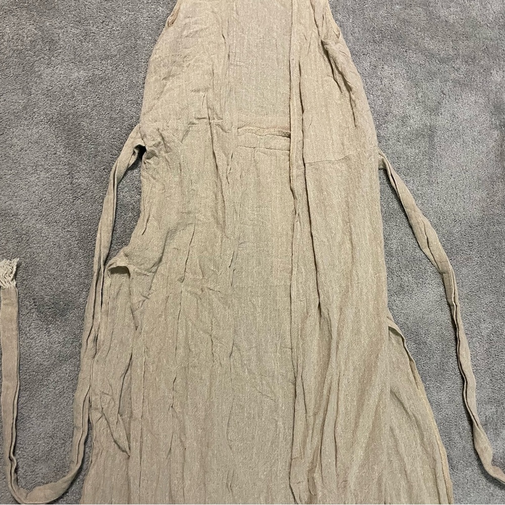 Chinta Mani Alchemi Tunic Womens Small 100% Cotton Beige Bohemian - Picture 3 of 15